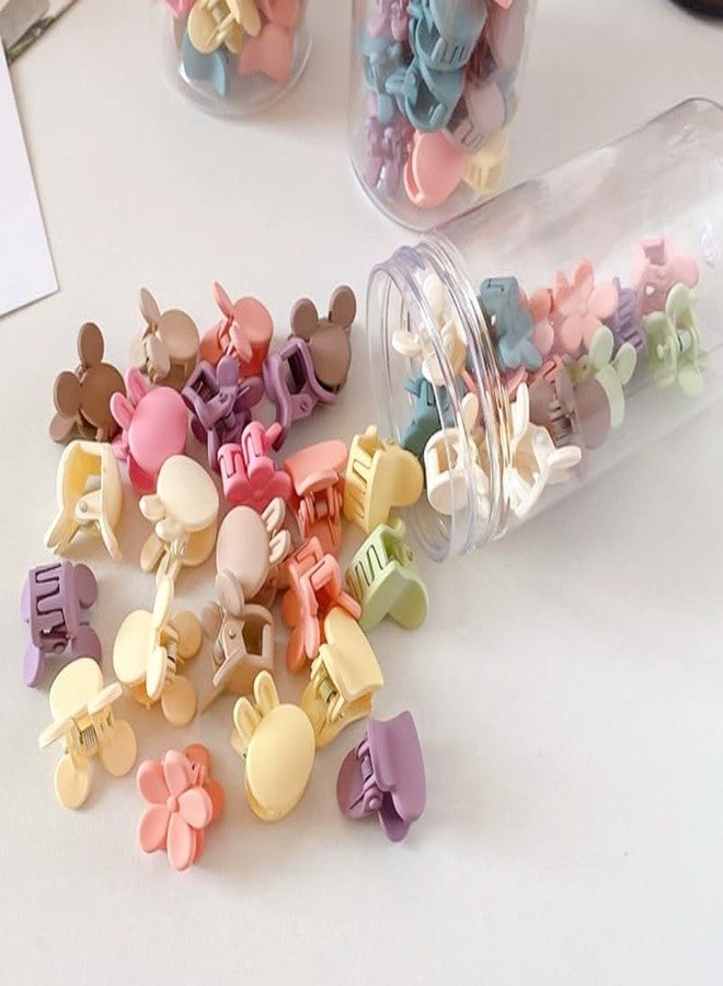 Feilguee 50 PCS Mini Claw Clips Small Hair Clips,Barrettes Hair Accessories Colorful Cute Hair Accessories for Women - Image 2